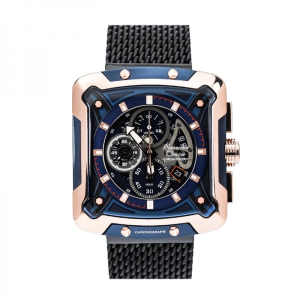 Alexandre Christie AC 3039 Rosegold Blue MCBURBU